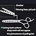 Dream Reach Professional 6 inch Hair Cutting Scissors, Japanese 440C Steel Thinning Shear for Men/Women Cutting for Salon/Barber/Home
