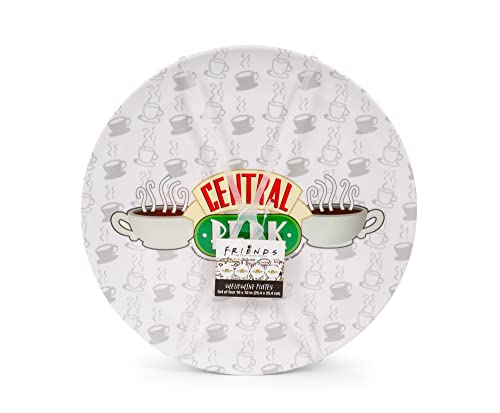 Silver Buffalo FRD20172 Friends Central Perk Logo 4 Pack Melamine Plate Food Set thumb #1