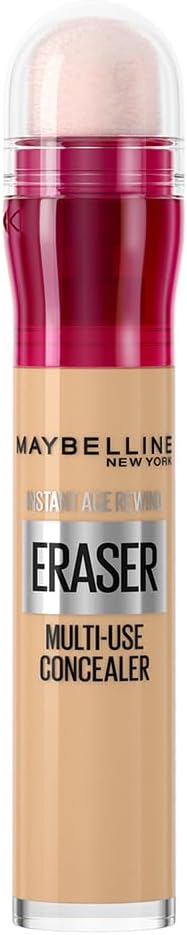 Maybelline New York Instant Age Rewind Dark Circles Treatment Concealer - Sand, Packed with Goji Berry & Haloxyl, Bright & Refreshed eyes, Erase dark circles & fine lines, Long Lasting Concealer | 6g