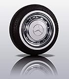 Set beinhaltet 4 Stück Weißwandringe in schwarz/weiß (4 Stück) 14 Zoll 40mm Breite + TÜV-Süd-Bescheinigung