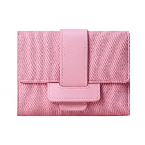 Image of Wallet Women Ladies Card Purse Small Billfold with Zipper Coin Pocket