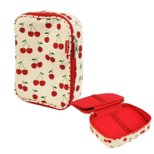 ESTOJO BOX 100 PENS CEREJINHA - SABRA