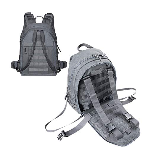 EXCELLENT ELITE SPANKER Military Tactical Backpack Detachable Backpack Quickly Turns into Outdoor Vest(Grey) - EXCELLENT ELITE SPANKER