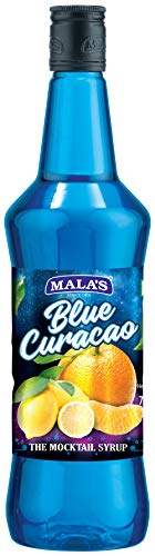 Image of Mala's Fruit Mocktail Syrup, Blue Curacao Mocktail, 750 ml & Fruit Mocktail Syrup Grenadine 750ml, 1 Count