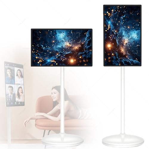 DPLXQPP Televisor Portátil con Pantalla Táctil Y Soporte con Ruedas 24/27 Pulgadas,Monitor Inteligente Android 13 con Batería Integrada Recargable,Cámara,para Cocina,Dormitorio 24Inches-6/64GB DPLXQPP Televisor Portátil con Pantalla Táctil Y Soporte con Ruedas 24/27 Pulgadas,Monitor Inteligente Android 13 con Batería Integrada Recargable,Cámara,para Cocina,Dormitorio 24Inches-6/64GB