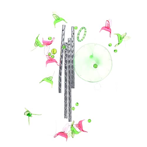 KITANDOVE Pequeño Colgante De Colibrí Campana De Viento De Pájaro Decoración Jardín