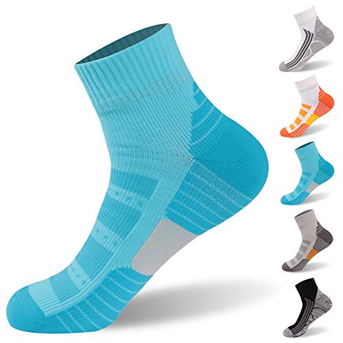 RANDY SUN 100% wasserdichte Socken Unisex Radfahren Jagd Angeln Laufen Knöchel Mitte Wade Socken 1 Paar Cover