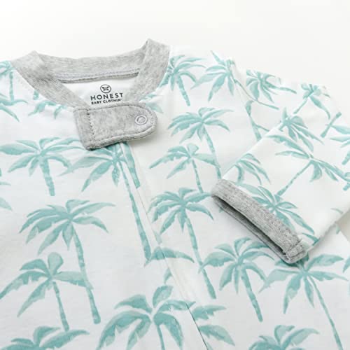 Image of HonestBaby Baby 2-Pack Organic Cotton Footed Pajama Sleep & Play