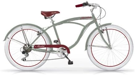 MBM HONOLULU MAN CRUISER CUSTOM 26'' BICYCLE BIKE 6S GREEN