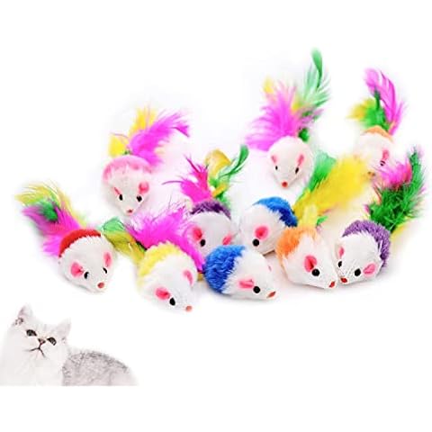 DFsucces Catnip Mice Toy Set for Cats Cover