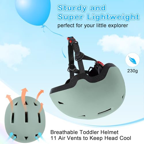 Image of Toddler Helmet, Baby Infant Kids Bike Helmet for Kids Age 1-3 /2-4 /3-5 /5-8 Adjustable Toddler Bike Helmets for Boys Girls for Scooter Skateboard Cycling