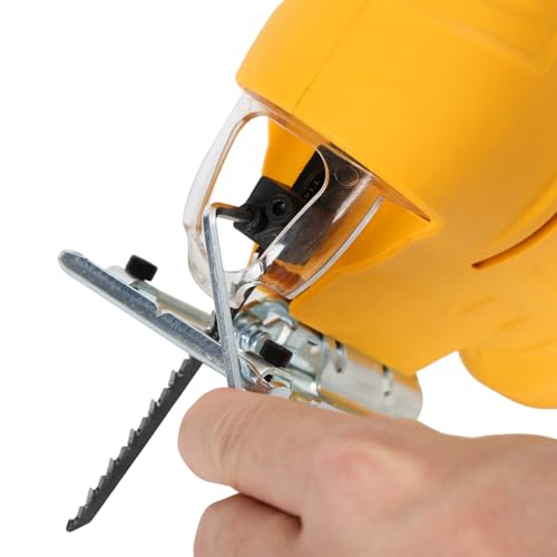 joukares Jig Saw, 710W Corded Electric Jig Saw Tool, 10 Blades,3000RPM/Min,6 Variable Speeds,4 Guide Roller Setting,Bevel Cutting 0 to 45¡ã, Corded Jigsaw for Wood and Metal Cutting Yellow 6 joukares Jig Saw, 710W Corded Electric Jig Saw Tool, 10 Blades,3000RPM/Min,6 Variable Speeds,4 Guide Roller Setting,Bevel Cutting 0 to 45¡ã, Corded Jigsaw for Wood and Metal Cutting Yellow - Image 6
