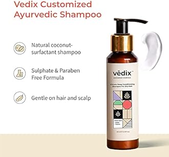 Vedix Ayurvedic Hair Care Combo, Customized Dry Shampoo and Hair Growth Serum For Dry Hair - 150 ml