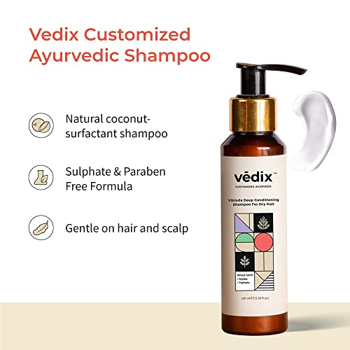 Vedix Ayurvedic Hair Care Combo, Customized Dry Shampoo and Hair Growth Serum For Dry Hair - 150 ml