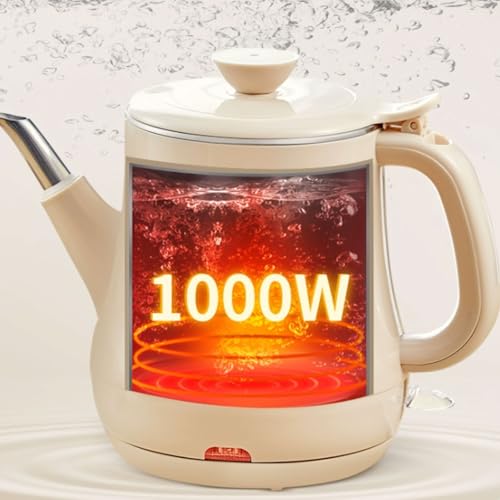 Hervidor Eléctrico de Acero Inoxidable 800ml Negro miniatura 2
