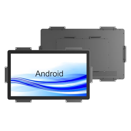 Image of GreenTouch 27 Inch Open-Frame Touchscreen LCD Monitor -Android All in one Computer with RK3566 RAM 4G & ROM 32G - Capacitive PCAP -1920x1080-16:9-Black - Front IK08 /IP65