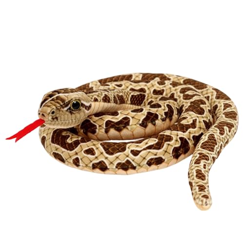 KbouZgxa Schlange Kuscheltier 100cm Plüsch Schlange Stofftier Schlange Realistisches Design Ideal Für Emotionale Unterstützung Und Dekoration Perfekt Für Erwachsene Und Sammler