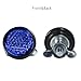 LordandLand Deep Blue Reflector Motorcycle License Plate Bolts and Nuts