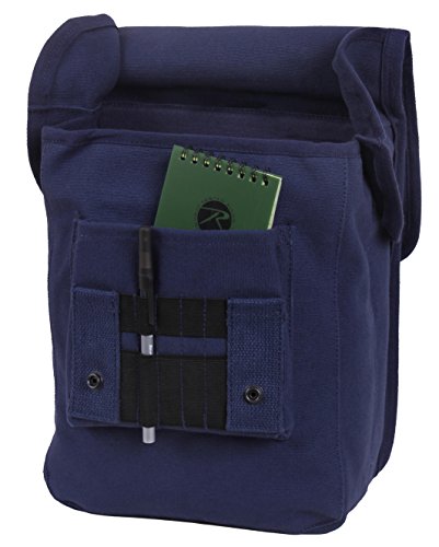 Rothco Canvas Map Case Shoulder Bag, Navy Blue
