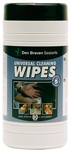 Preisvergleich Produktbild Den Braven 202463 Pack von 80 Reinigungstücher-Box, weiß