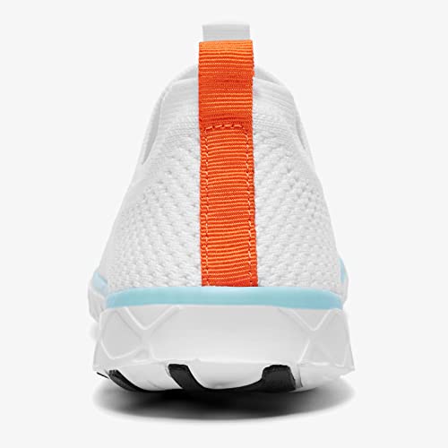 KOLILI Sapatos aquáticos femininos elegantes, tênis para caminhada com suporte de arco, melhor para