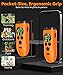 Dog Bark Deterrent Device,3X Ultrasonic Anti Barking with Color LCD Screen,7 Training Modes 35 FT Range Correct Bad Behavior Indoors Outdoors,Safe & Humane Rechargeable Bark Control for Dogs-Orange