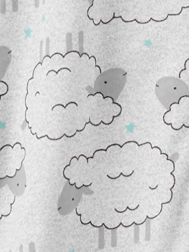 Simple Joys by Carter's Saco de dormir unissex de microlã para bebês, pacote com 2, Ovelhas/nuvens,