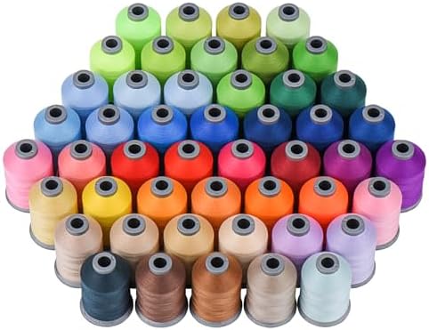 48 Spool Sewing Thread Set - 765 Yard Polyester Thread For Machine & Hand Sewing