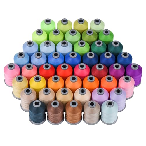 Hilo de coser de poliéster Simthread 62 colores, 765 yd cada uno miniatura 1