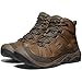 KEEN Men's Circadia Mid Height Comfortable Waterproof Hiking Boots, Bison/Brindle, 11