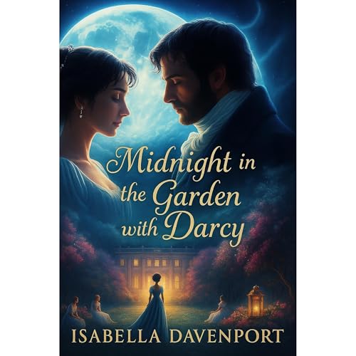 Midnight in the Garden with Darcy Audiolibro Por Isabella Davenport arte de portada
