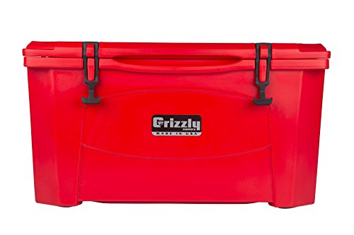 Grizzly 60 Cooler, Red, G60, 60 QT