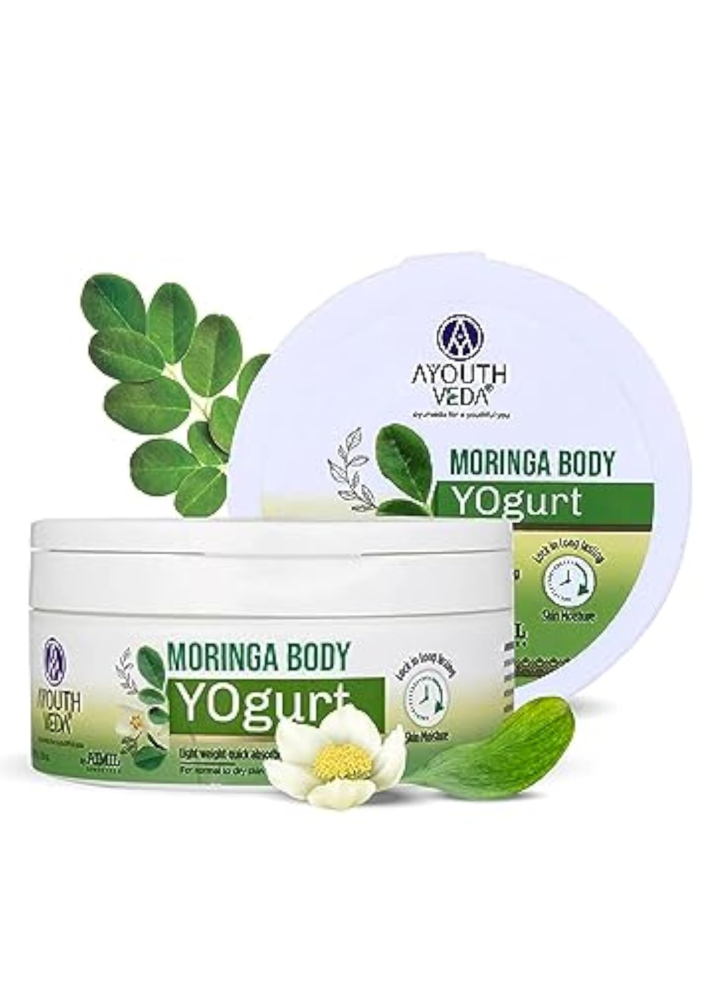 Moringa Body Yogurt, Instant Hydrating Moisturizer for Daily Use