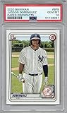 2020 Bowman Prospects Baseball #BP-8 Jasson Dominguez Pre-Rookie Card Graded PSA 10 Gem Mint