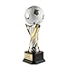 Premium Ceramic Soccer Trophy – Silver and Gold Champion Award with Custom Engraving – Soccer Trophy for Players Coaches and Soccer Teams – Recognition Award for Tournaments Leagues and Clubs