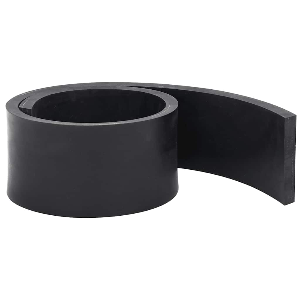 Bord En Caoutchouc Pour Chasse-Neige 80 X 8 X 1 Cm - Lame De Protection Noire Renforcée
