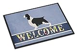 Caroline's Treasures English Springer Spaniel Welcome Doormat, 18