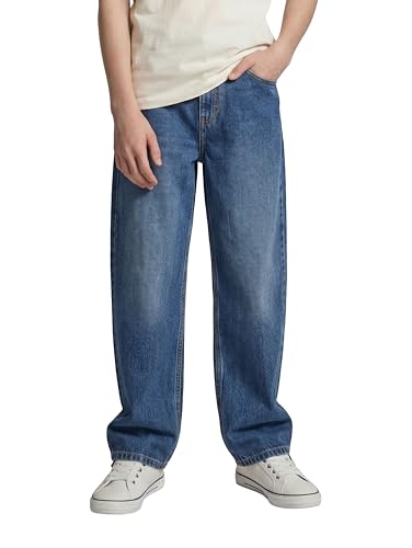 TOM TAILOR Jungen 1041052 Old Kinder Baggy Fit Jeans, 10110 - Blue Denim, 170 EU – Ansicht 1