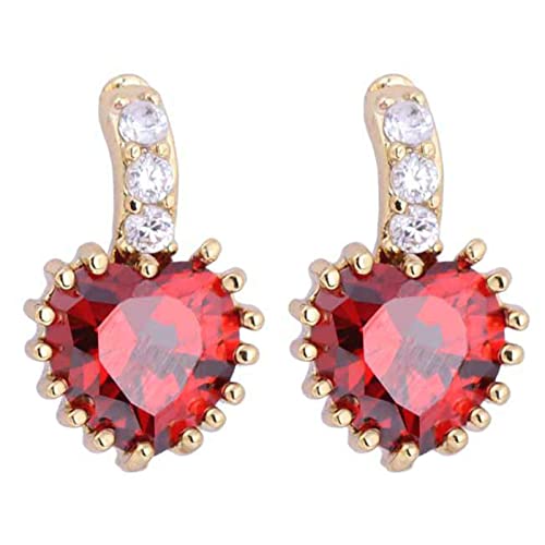 Boucles d'oreilles en Or 14K pour Femmes avec Améthyste Élégante