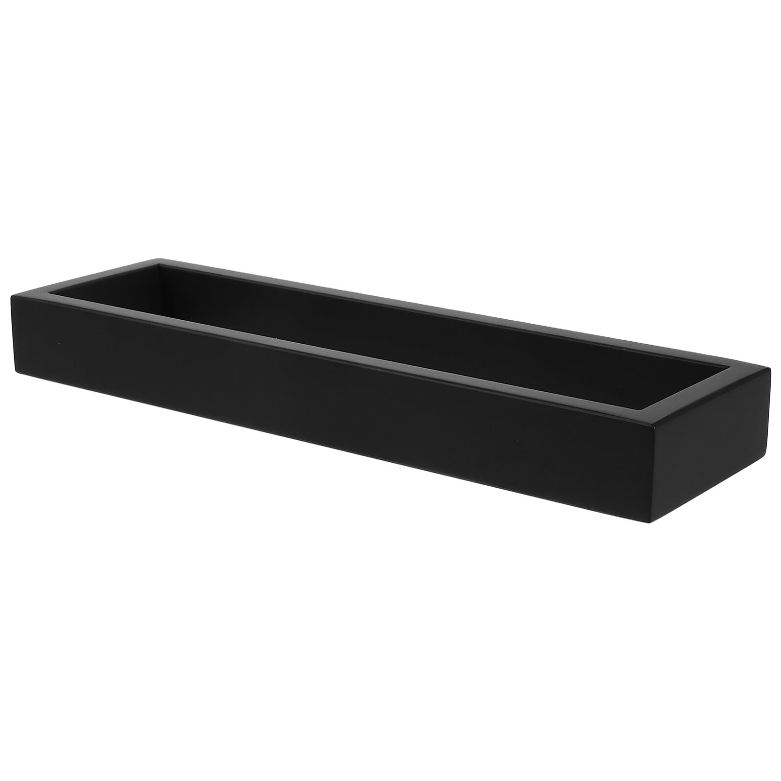 Porte-serviettes mural carré en acier inoxydable avec support de rangement pour salle de bain
