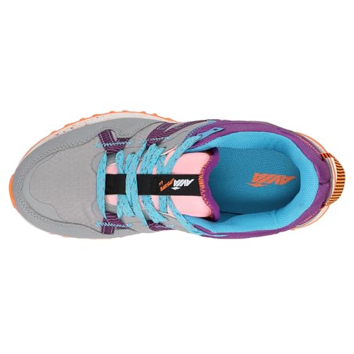 Avia Kids Girls Avi-Upstate Running Sneakers Shoes - Grey, Purple4