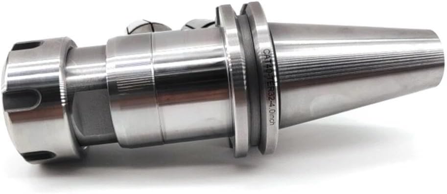 Collet Chuck Set, CAT40-TER32 Precision Collet Chuck Floating Tap Tapping Holder Assembly with 4pcs Tap Collets(1/4",5/16",7/16",1/2”) for CNC Machine Tools