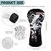 ELEQIN Leather Headcovers Wolf American Flag Golf Club Head Covers for Hybrid Fairway 3/5 Woods Driver Outdoors Sports Golf Accessories for Men Golfers Travel Daily Decor