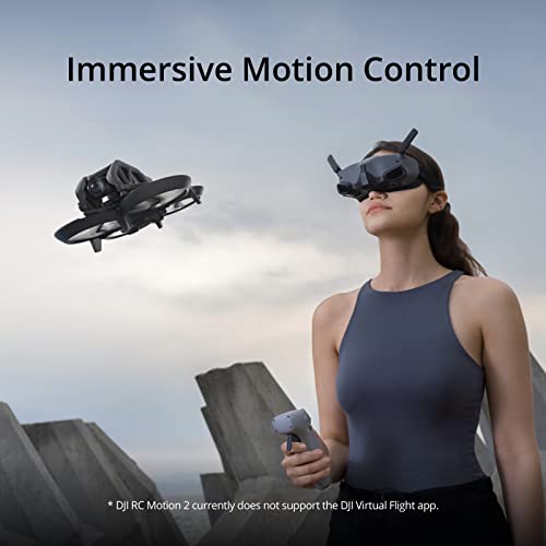 DJIGoggles Integra - leichte und tragbare FPV-Goggles, integriertes Design & RC Motion2 - Intensives Fernsteuerungserlebnis