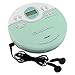 Studebaker SB3703MW Retro Joggable Personal AM/FM CD Player - Mint/White