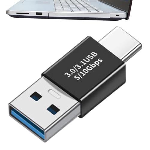 Gungtj Convertisseur USB C | Convertisseur de type pour ordinateur portable, accessoires de transmission de données rapide 5 Gbit/s avec USB 3.1 pour téléphones, la plupart des ordinateurs