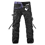 Hee Grand Men's Cotton Casual Military Army Cargo Camo Combat Work Pants