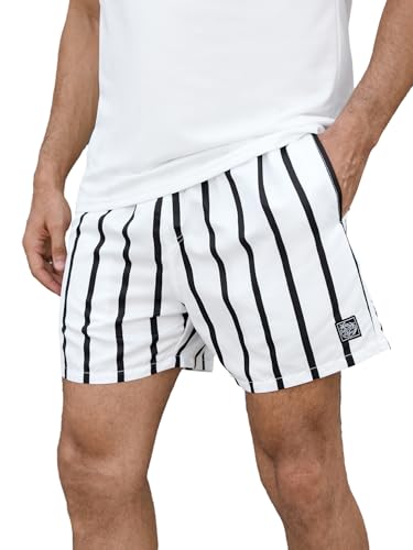 Men's Quick Dry Bathing Suits Swim Trunks Drawstring Waisted Beach Board Shorts