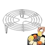 Design innovant : doté d'une structure soigneusement conçue, ce support vapeur promet une cuisson efficace et sans effort. Regardez avec admiration vos repas parfaitement cuits, grâce à la capacité de l'étagère à cuire uniformément et rapidement vos aliments.