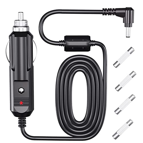 VHBW 12V Car Charger for Portable Oxygen Concentrators, 8.3FT Long Cable with Extra Fuses, Compatible with Major Brands' G-Series Models